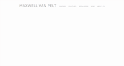 Desktop Screenshot of maxvanpelt.com